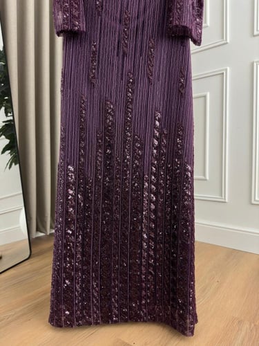 فستان تفته استرتش مغطى بكافه