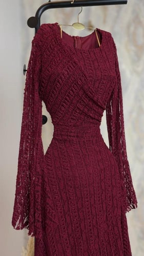 فستان دانتيل استرتش