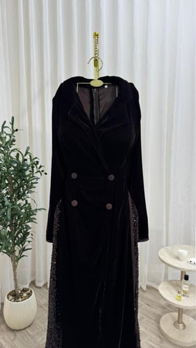 فستان مخمل ترتر