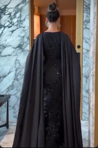 فستان سهره مع تفته