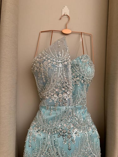 فستان خرز وبطانه باربي