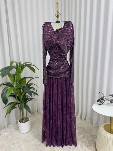 فستان خرز وبطانه باربي