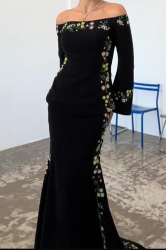 فستان سهره باربي مع تطريز فصوص