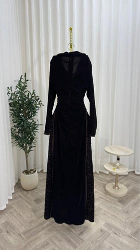 فستان مخمل ترتر