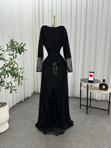 فستان كريب استرتش