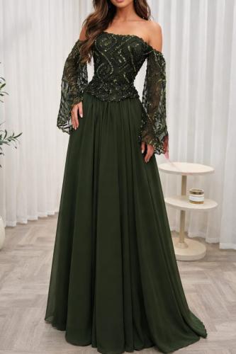 فستان صدريه شك مع جورجيت