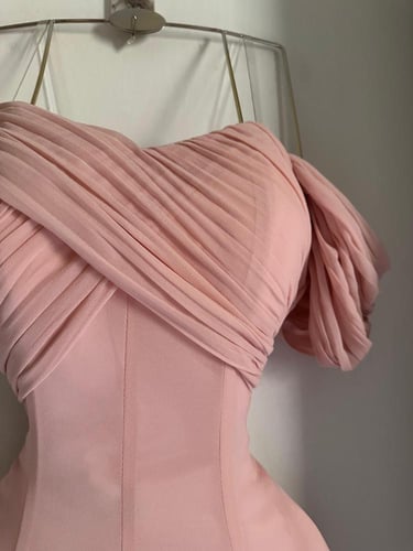 فستان جورجيت مع تفته