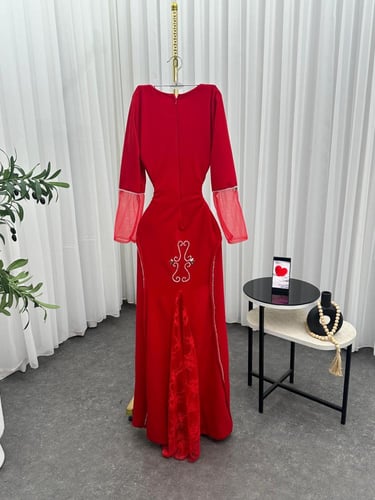 فستان كريب استرتش