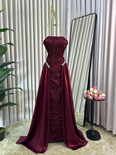 فستان شك سهره مبطن