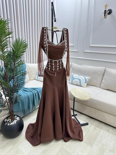 فستان باربي تطريز يدوي