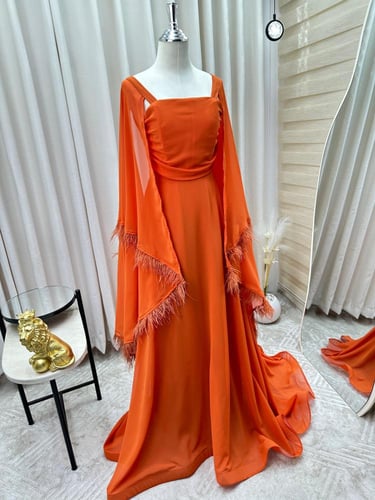 فستان باربي مع كسرات تفته استرتش