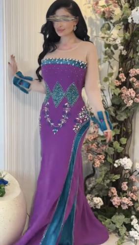 فستان باربي مع قطيفه