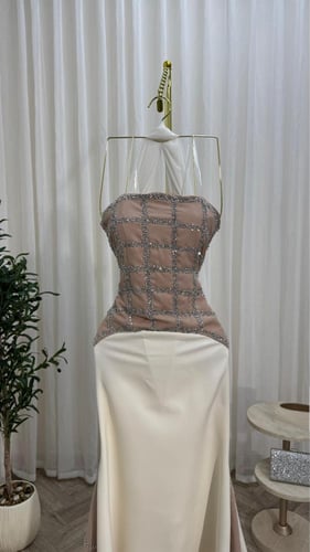 فستان باربي شال شيفون