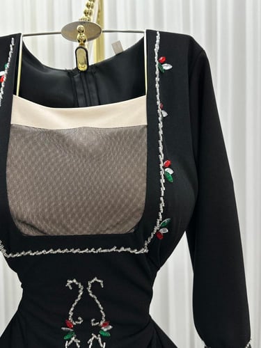 فستان كريب استرتش