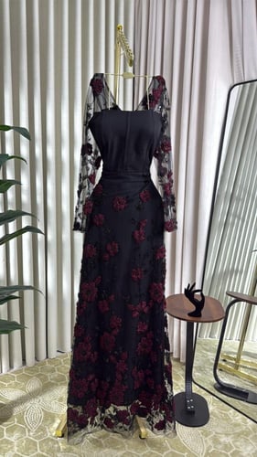 فستان قطعة سهره على باربي