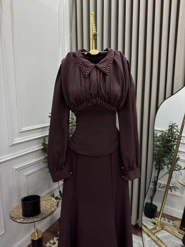 فستان باربي تطريز لولو