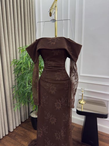 فستان دانتيل بطانه باربي