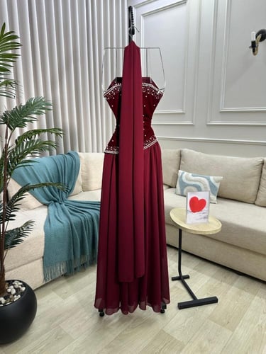 فستان سهره مخمل