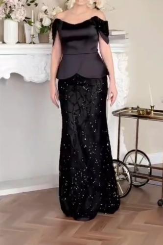 فستان باربي على قطعه سهره