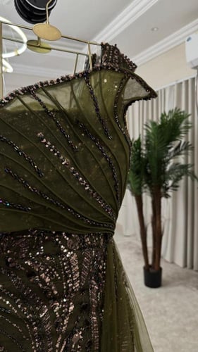 فستان خرز وتُل