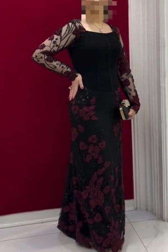 فستان قطعة سهره على باربي