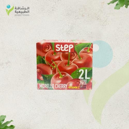 ستيب درينك، نكهة كرز الموريلو، 2 لتر – مشروب صحي خ...
