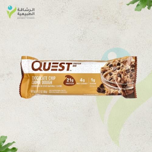 Quest protein bar with the flavor of cookie dough...