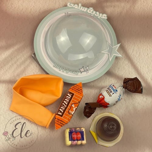 حلاوة بغطاء دائري