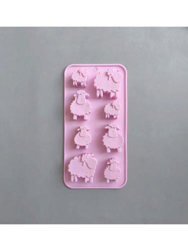 Silicone tray for shaping sweets sheep