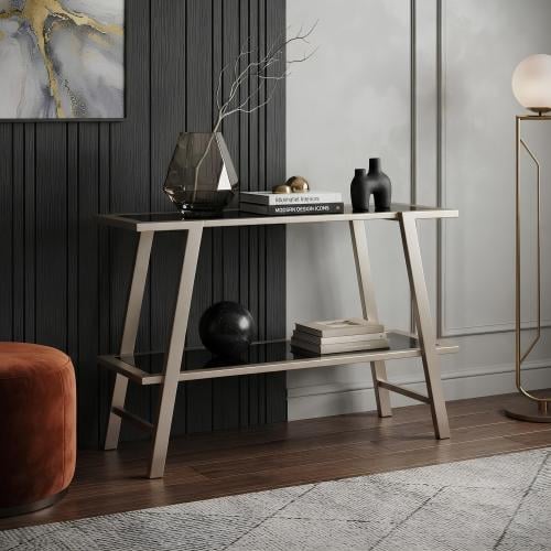 طاولة كونسول عصرية بتصميم هندسي أنيق