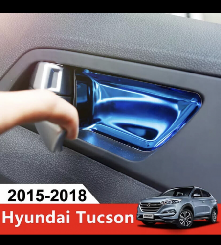 غطاء يد لون ازرق ستنيلس ستيل بعلامة توسان (اربع حب...