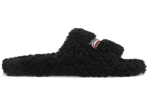 Balenciaga Fur Slides