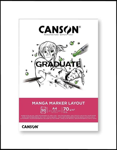 كراسة رسم كانسون جرادويت (Canson Graduate) مقاس A4...