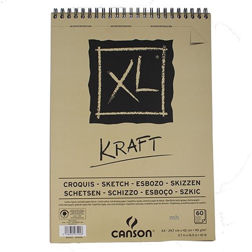 دفتر رسم كانسون كرافت (Canson XL Kraft) كروكي وسكي...