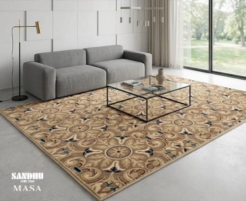 موكيت ماسة (Masa) الفاخر - تصميم كلاسيكي أنيق (بني)