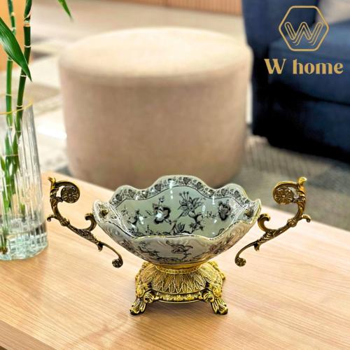 حامل تقديم سيراميك مشجر