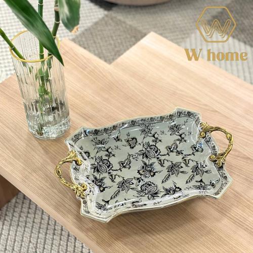 صينية سيراميك مشجرة صغير