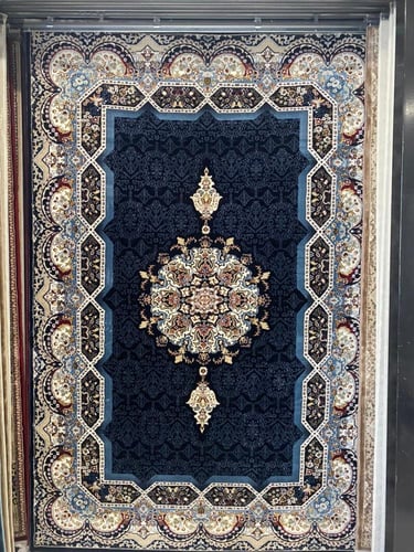 سجادة حرير تركي فاخرة بنقشة شرقية