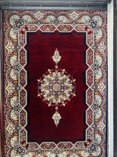 سجادة حرير تركي فاخرة بنقشة شرقية