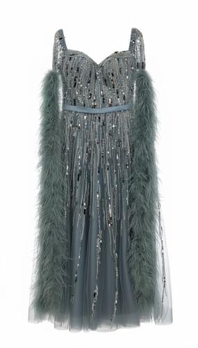 SJ feather dress