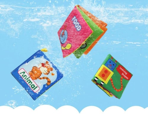 كتب قماشية لأطفال من عمر سنة (حبة واحدة ) ذات ورق...