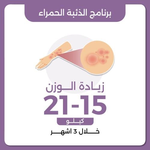 برنامج الذئبة الحمراء العلاجي زيادة الوزن15-21 كيل...