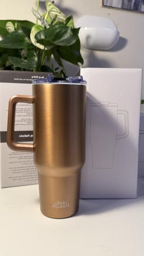 The large brown mug