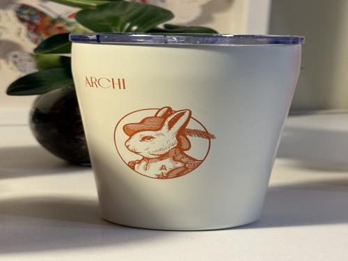 Empty white cup