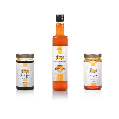 نصف كيلو عسل سدر كشميري + نصف كيلو عسل الطلح الإفر...