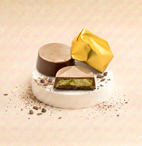 شكولاتة الطحينية والفستق