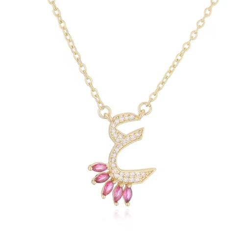 Arabic letter eye pendant
