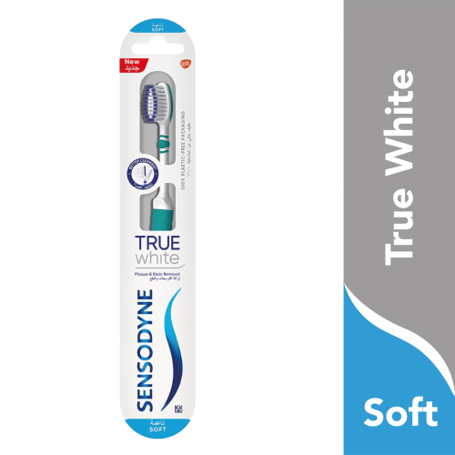سنسوداين فرشاة اسنان ترو وايت ناعم