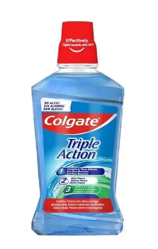 ^كولجيت غسول الفم ثلاثي المفعول خالي من الكحول 500...