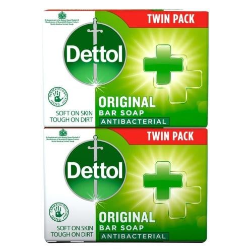 قالب صابون ديتول مزدوج مضاد للبكتيريا 100 جم